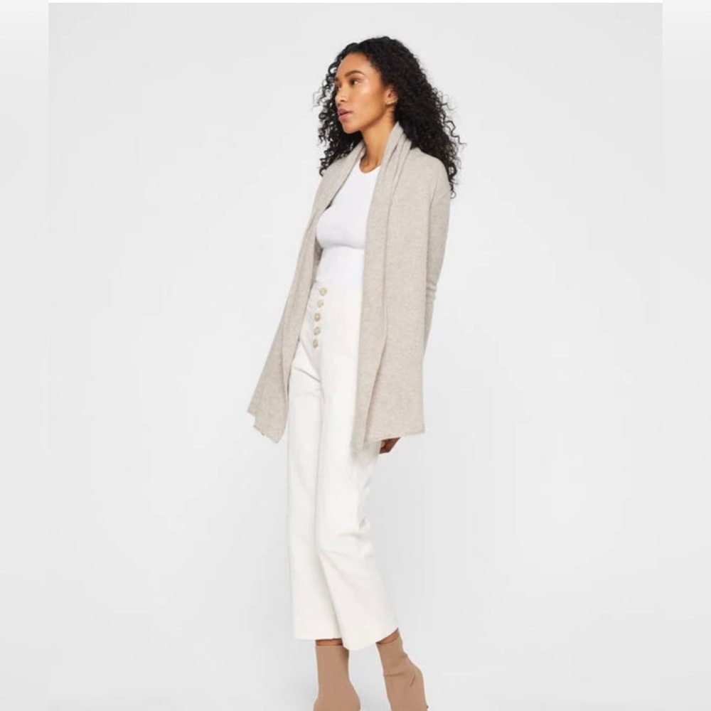 Club Monaco Christina Cashmere Cardigan FLAW